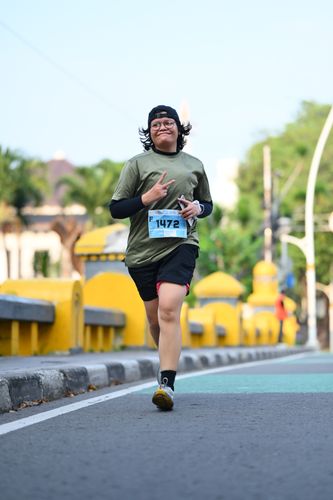 Race photo from KEMLU RUN 2025