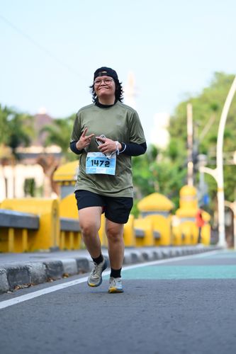 Race photo from KEMLU RUN 2025