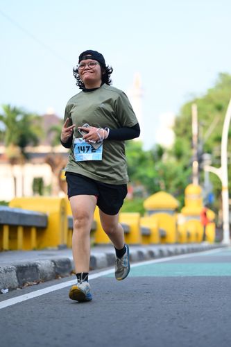 Race photo from KEMLU RUN 2025