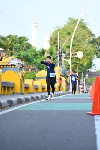 Race photo from KEMLU RUN 2025