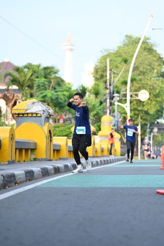 Race photo from KEMLU RUN 2025
