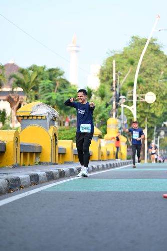 Race photo from KEMLU RUN 2025