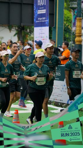 Race photo from Mangkunegaran Run 2025