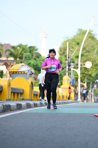 Race photo from KEMLU RUN 2025