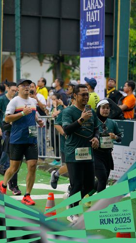 Race photo from Mangkunegaran Run 2025
