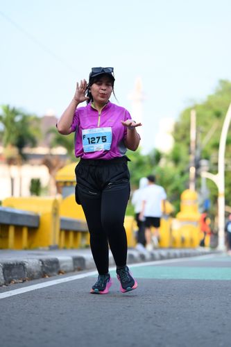 Race photo from KEMLU RUN 2025