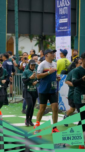 Race photo from Mangkunegaran Run 2025