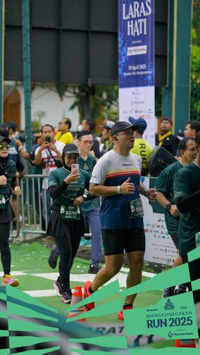 Race photo from Mangkunegaran Run 2025