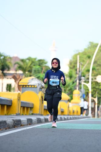 Race photo from KEMLU RUN 2025
