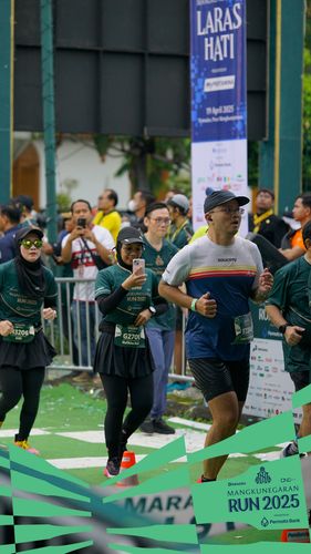 Race photo from Mangkunegaran Run 2025