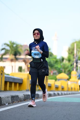 Race photo from KEMLU RUN 2025