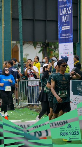 Race photo from Mangkunegaran Run 2025