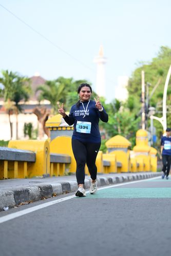 Race photo from KEMLU RUN 2025