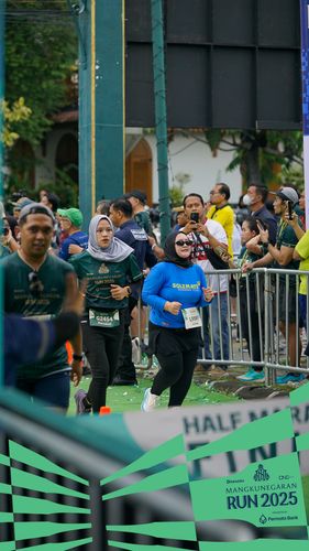 Race photo from Mangkunegaran Run 2025
