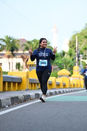 Race photo from KEMLU RUN 2025