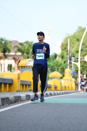 Race photo from KEMLU RUN 2025