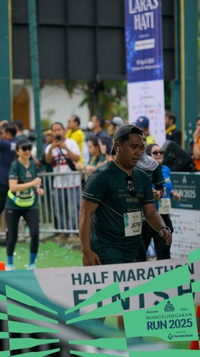 Race photo from Mangkunegaran Run 2025