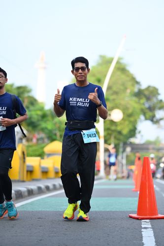 Race photo from KEMLU RUN 2025