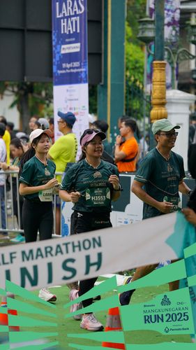 Race photo from Mangkunegaran Run 2025