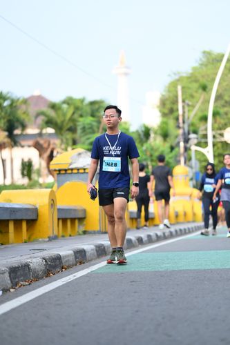 Race photo from KEMLU RUN 2025