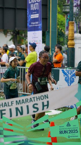 Race photo from Mangkunegaran Run 2025