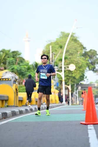 Race photo from KEMLU RUN 2025