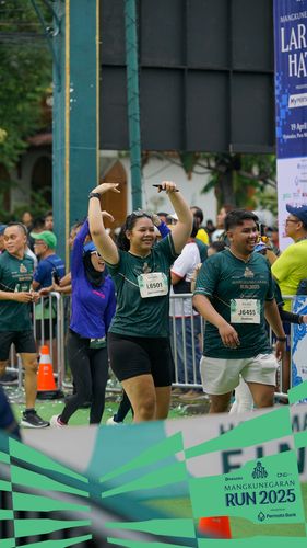 Race photo from Mangkunegaran Run 2025