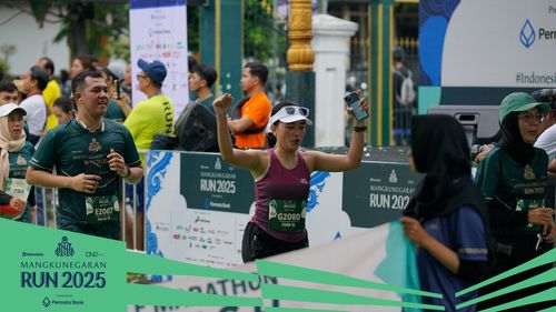 Race photo from Mangkunegaran Run 2025