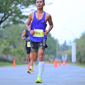Race photo from BOGORUN 2026