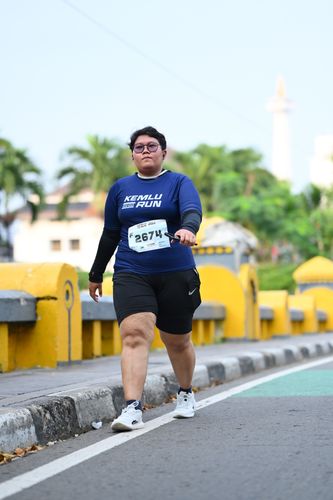 Race photo from KEMLU RUN 2025