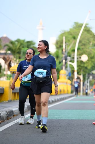 Race photo from KEMLU RUN 2025