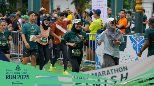 Race photo from Mangkunegaran Run 2025