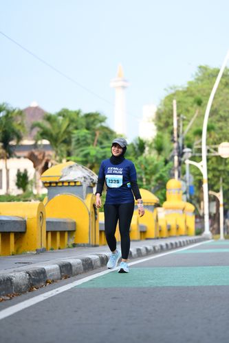Race photo from KEMLU RUN 2025