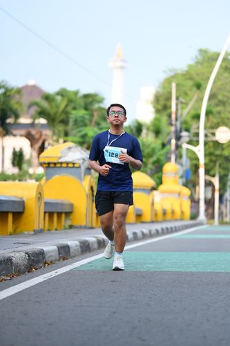 Race photo from KEMLU RUN 2025