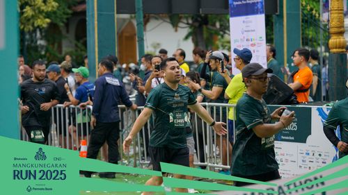 Race photo from Mangkunegaran Run 2025