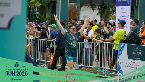 Race photo from Mangkunegaran Run 2025