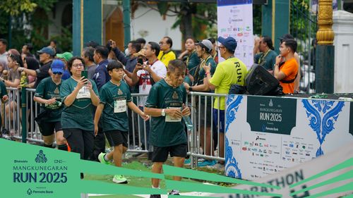Race photo from Mangkunegaran Run 2025