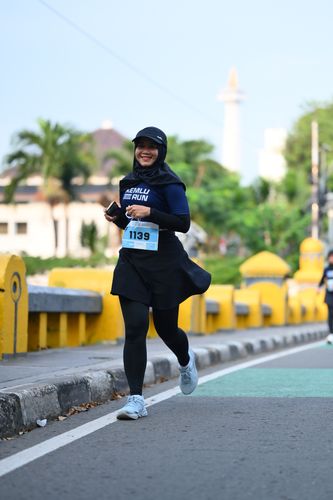 Race photo from KEMLU RUN 2025