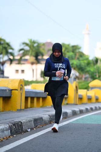 Race photo from KEMLU RUN 2025