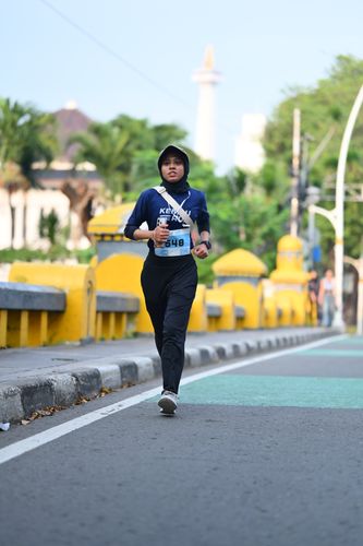 Race photo from KEMLU RUN 2025