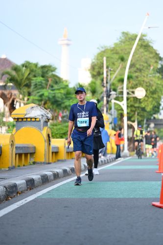 Race photo from KEMLU RUN 2025