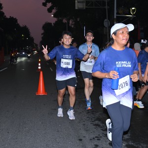 Race photo from KEMLU RUN 2026