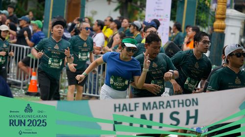Race photo from Mangkunegaran Run 2025
