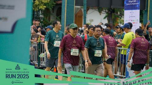 Race photo from Mangkunegaran Run 2025