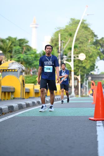 Race photo from KEMLU RUN 2025