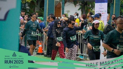 Race photo from Mangkunegaran Run 2025