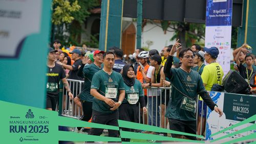 Race photo from Mangkunegaran Run 2025