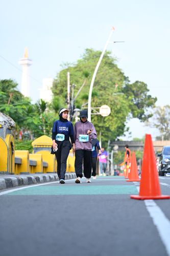 Race photo from KEMLU RUN 2025