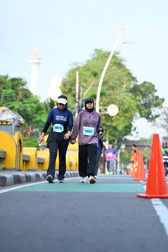 Race photo from KEMLU RUN 2025
