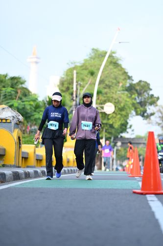 Race photo from KEMLU RUN 2025